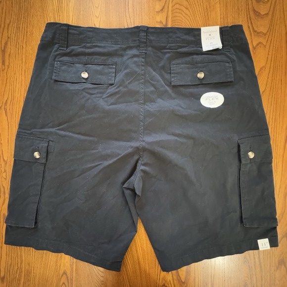 NWT Lot 2 Saddlebred Comfort Flex Flat Front 11" Stretch Twill Shorts Men's 40 - Picture 3 of 9